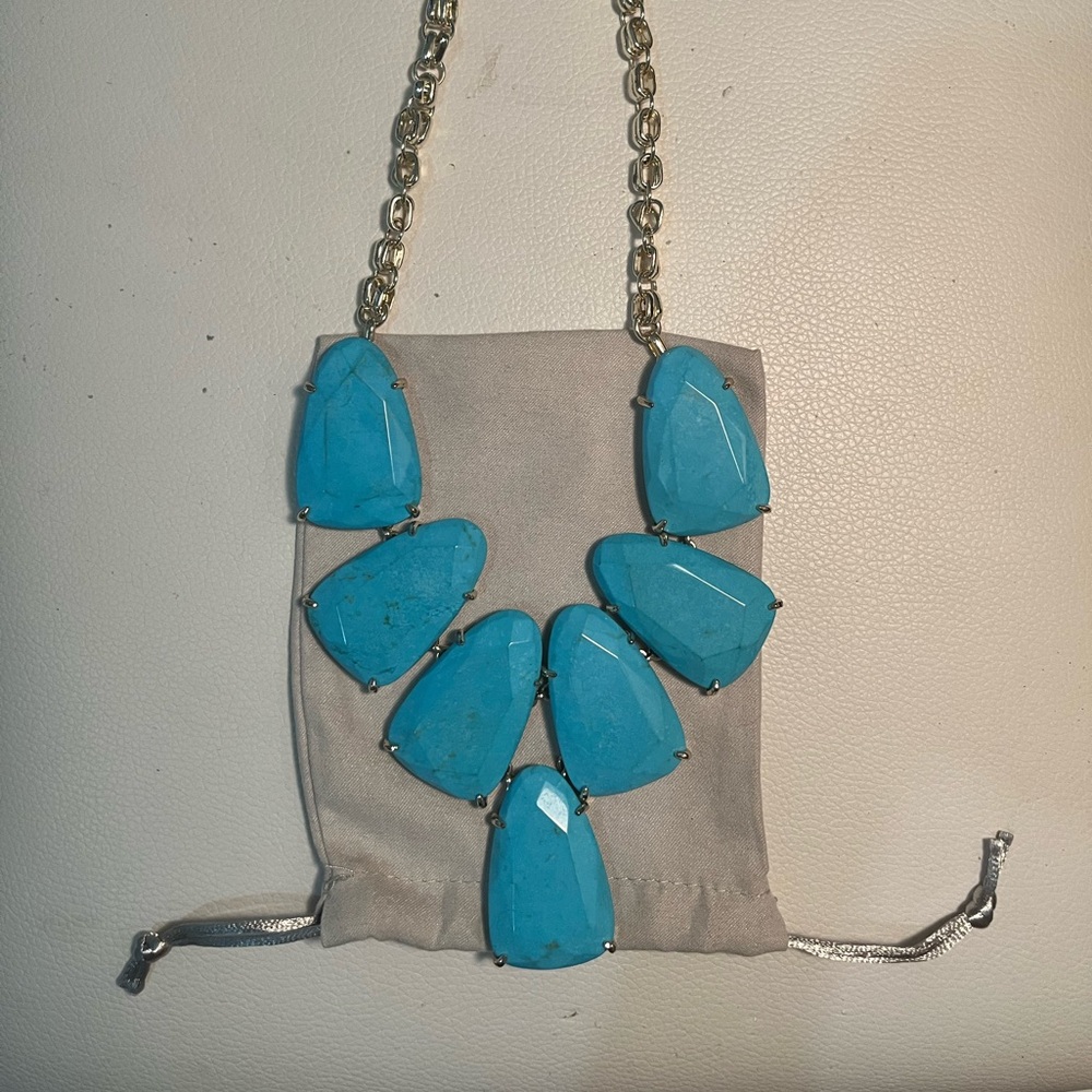 Kendra Scott Turquoise Statement Necklace